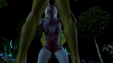 Elf Orcs Threesome