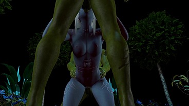 Elf Orcs Threesome