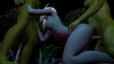 Elf Orcs Threesome
