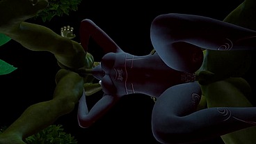 Elf Orcs Threesome