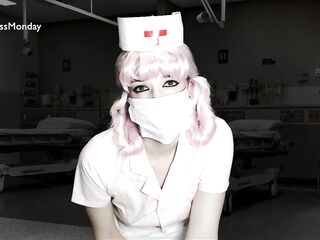 Goth Nurse Enjoyment Gives YOU a Prostate Exam