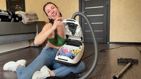 le Vacuum Swallows All My Dirty Panties & Socks