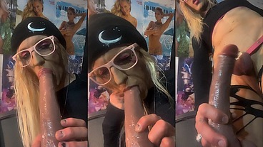 Tgirl Fits All 10" In Her Throat, Now Can She Fit it All In That Little Asshole