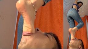 My Big Wrinkled Soles In Your Tiny Mouth – Extreme Foot Gagging