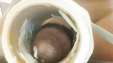 Bbc gets horny at work and makes pocket out of toilet paper roll to Fuck ‼‼‼‼