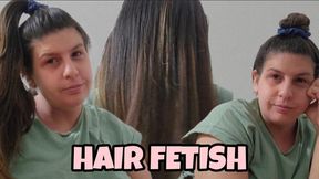 Hair Tease & Styling: Brushing, Curtain Hair, Ponytail & Bun Close-Up