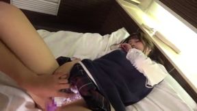 Shy Kansai Gal Meets Busty Beauty: Cowgirl Fascination F-Cup Homecoming Slender Neat