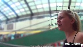 Gorgeous czech cutie gets seduced in the mall and reamed in pov