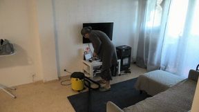 Old maid in red lipstick ORDER c