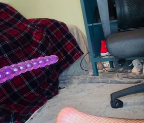 A Gay Man Dressed as a Woman Moves in a Seductive Manner