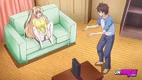 Caught My 18yo Virgin Step Sister Getting Wild With My Console Control - Hentai