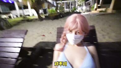 海边打个野炮，寂寞的骚穴大鸡巴安慰