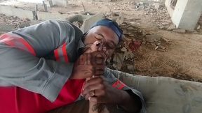 estava fazendo caminhada perto da obra que meu marido trabalha e fui la provoca-lo