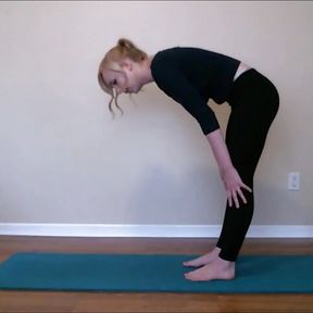 Yoga Instructor Shows off Her Form