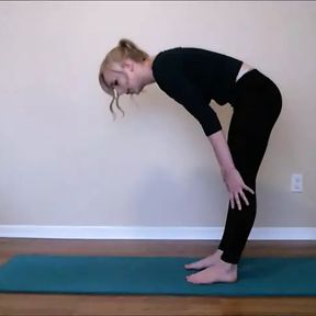 Yoga Instructor Shows off Her Form