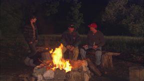Huge camp fire made Cytherea's pussy hot!
