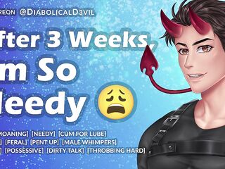 Listen to Me Wank This Large Hard Dad Shlong Whilst I Get Needy and Feral -- So Much Smutty Talk -- Boy Whimpers and Groans -- Giant Boy Climax and Aftercare