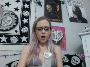 Nerdy Emo Camgirl Beautiful Agony Hitachi Show xxx myfreecams