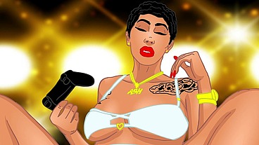 Ashley & big ebony Tranny bubble butt and big titty cartoon photoshoot was fucking hot!