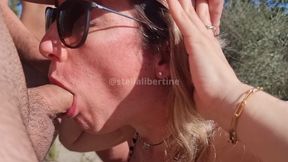 Double Deepthroat On French Beach For Summer With Cuckold Watching - Amatrice Francaise