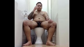 Vaibhav Pisses In The Outside Toilet