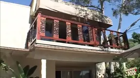 Guy yells Amber's name before fucking her nasty asshole