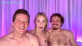 Gets Tag Teamed And A Double Facial - Millie Morgan And Petite Blonde