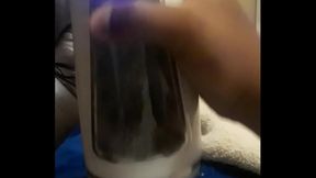 Alex Explores New Massage Cup in IntenseGay Masturbation Session
