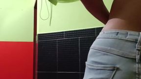 Después de la disco sexo en motel público