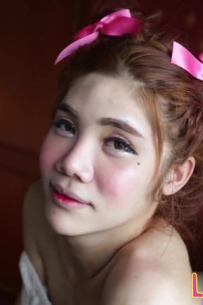 Ladyboystar - Cute Ladyboy with Red Hair Gets Her Five Minutes of Fame