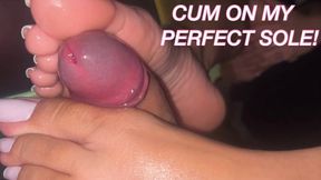 Mille French Nails Footjob - FRENCH TONAILS - SOLEJOB - TOEJOB