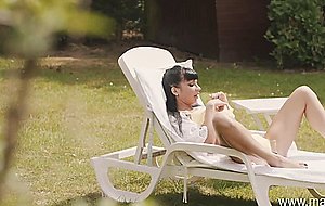 Valentina ricci takes a bbc outdoors