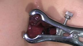 Poor white restrained girl feels how her asshole is getting gaped