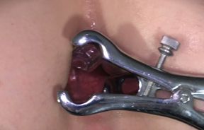 Poor white restrained girl feels how her asshole is getting gaped
