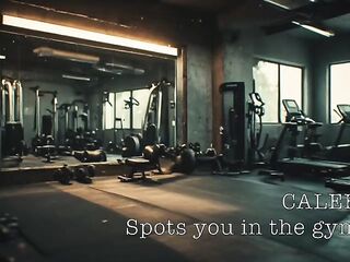 CALEB - Spots you at the gym (POV Audio, Straight Bro)