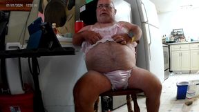Mark Fletcher wearing Bra n Panty shooting cum everywhere.