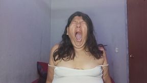 Yawning as My Blouse Slips Down