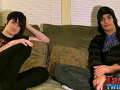 Tristan has had a foot fetish since he was young and Aron