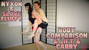 Nyxon & Slave Fluffy Body Comparison & Lift & Carry 720p