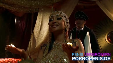 Voluptuous Indian seductress Priya Rai takes control in her bedroom with deep throat action and rough doggy style on full display