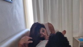 Naughty Girl Sucking Fat Cock