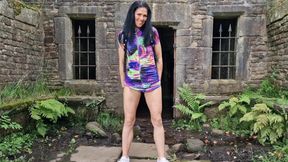 Naked Outdoors Gaping and Pissing