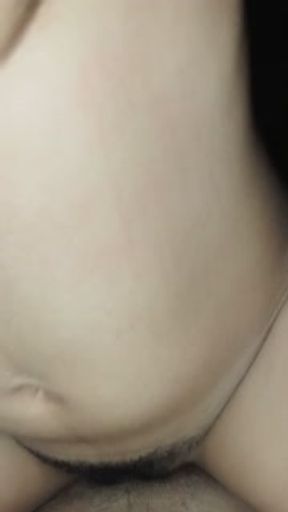 18-year-old girl rides with her pussy wet. #7