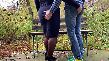 Kinky amateur MILF bent over for doggystyle fucking