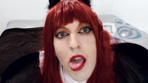 Succubus Blowjob, Riding and Self Facial