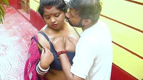Lusty Busty Indian Butterball Has Fun With Her Neighbor While Her Hubby Is Not At Home