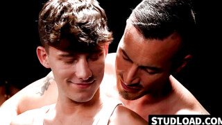 Tattooed Hunks - Anal Drilling Fetish Scene with Older Man