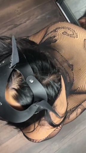 A girl with big tits takes two cocks inside her   Clip 1