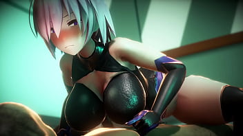 Mash Kyrielight loot viewing mode another angle