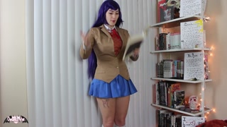 BLOOPERS for Masochist in Love Yuri Doki Doki Literature Club Omanko Vivi